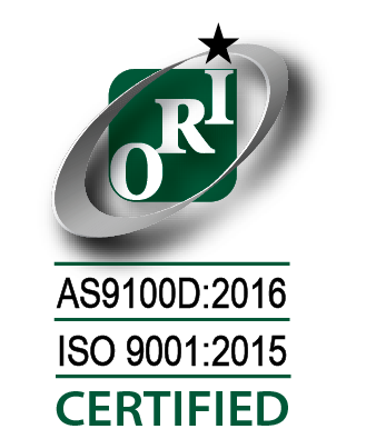 Orion AS9100D-2016 and ISO 9001-2015 Certified
